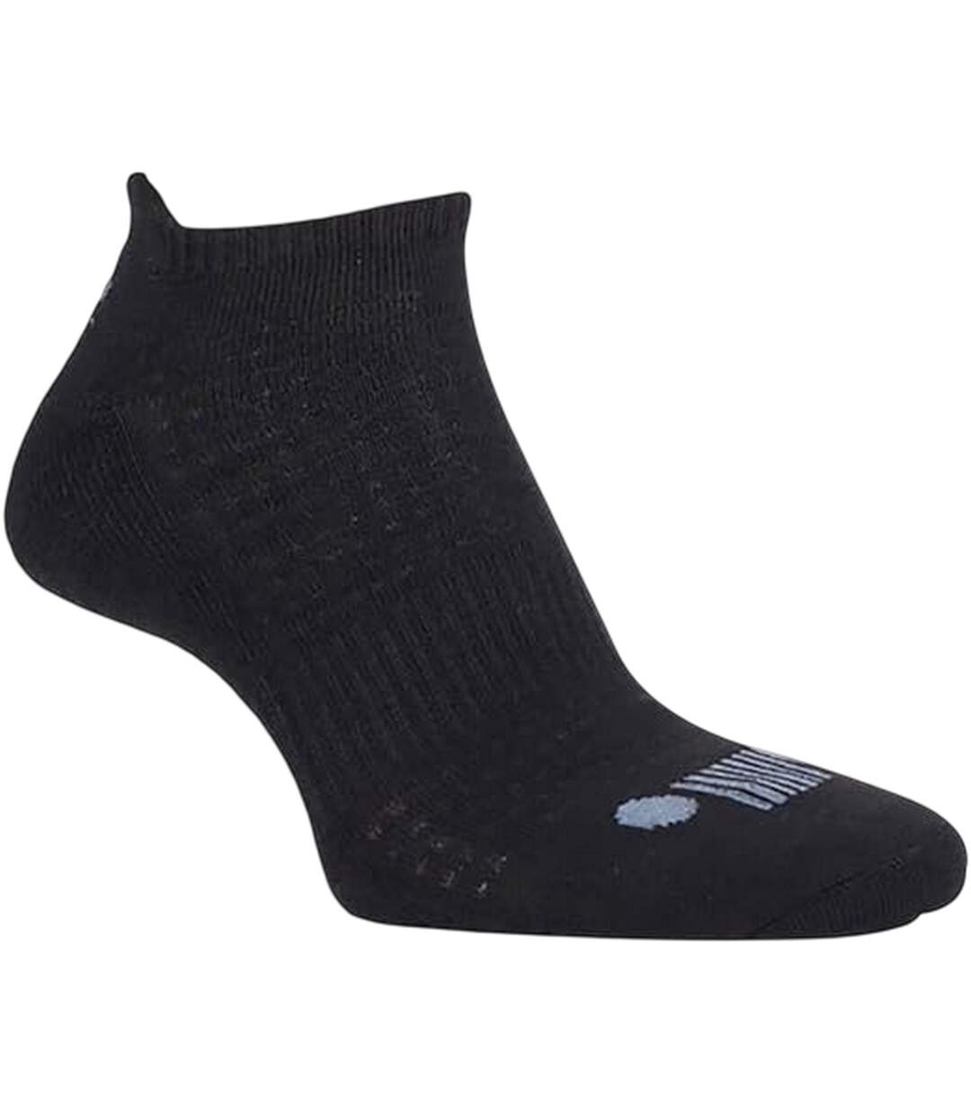 Pack Of 6  Mens Cushioned Trainer Socks  Black Jeep-2