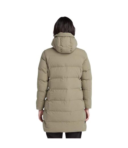 Womens/ladies Durable Water Repellent Parka Green Timberland