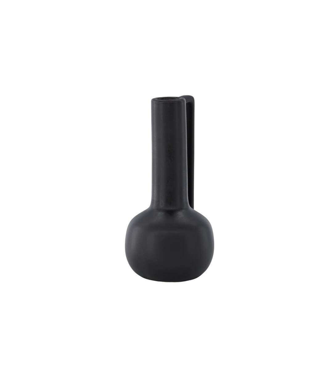 Vase Design en Céramique Allis 36cm Noir-3