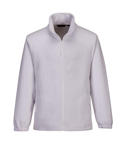 Portwest Mens Aran Fleece Jacket (White)