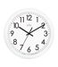 Acctim Horloge murale en plastique Abingdon (Noir / blanc) (One Size) - UTST153