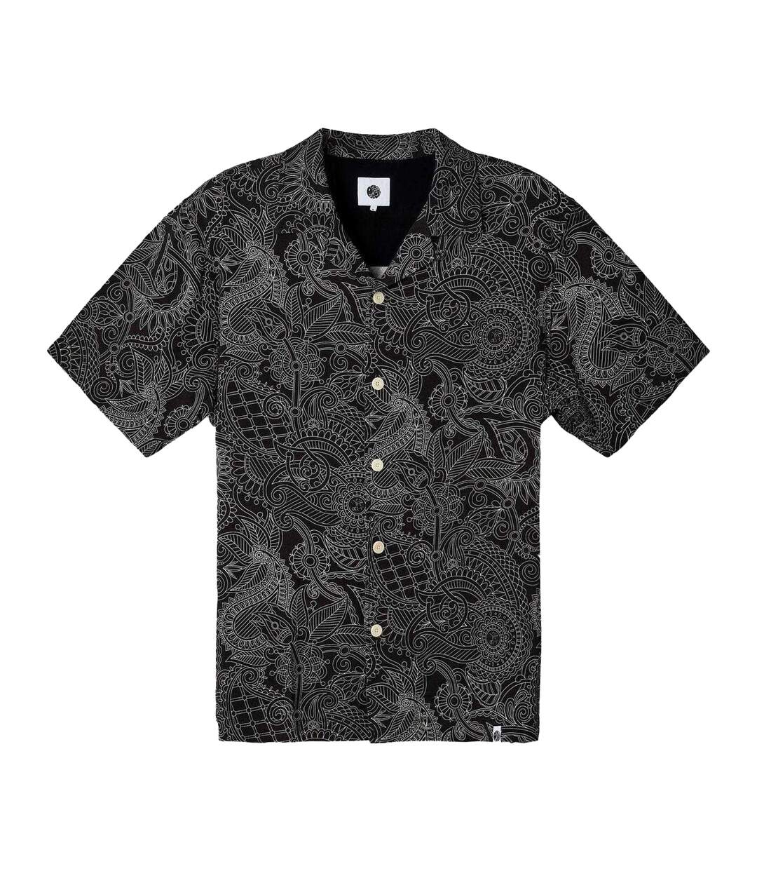 Chemise Motif/style Cachemire Reson Homme Noir Pretty Green-2