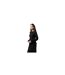 Robe Mi-longue Manches Longues Femme Noir Pieces-1
