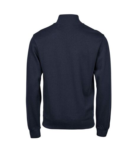 Sweat Motif/style Côtelé Homme Bleu Marine Tee Jays