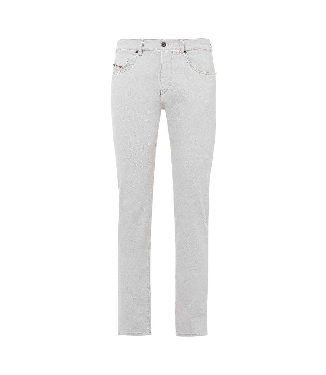 Mens 2019 D-strukt Denim Mid Rise Slim Jeans White Diesel-2