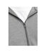 Mens Big & Tall Full Zip Hoodie Grey Melange Jack And Jones-4