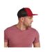 Casquette trucker adulte rouge / noir Beechfield