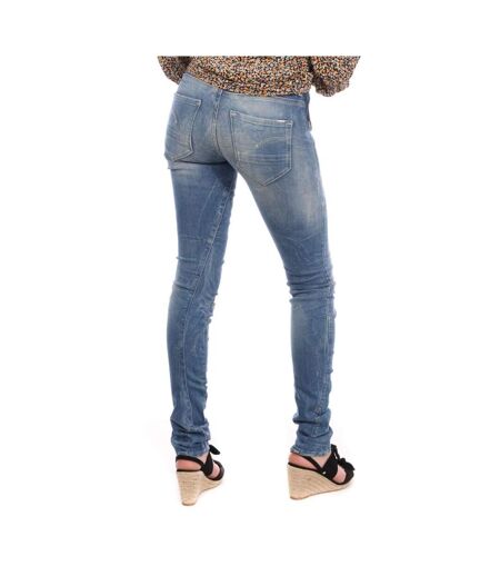 Jean slim bleu effet usé femme g-star arc 3d - w23-l30