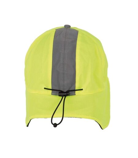 Casquette d'hiver avec patch - Adulte - KP214 - jaune fluo