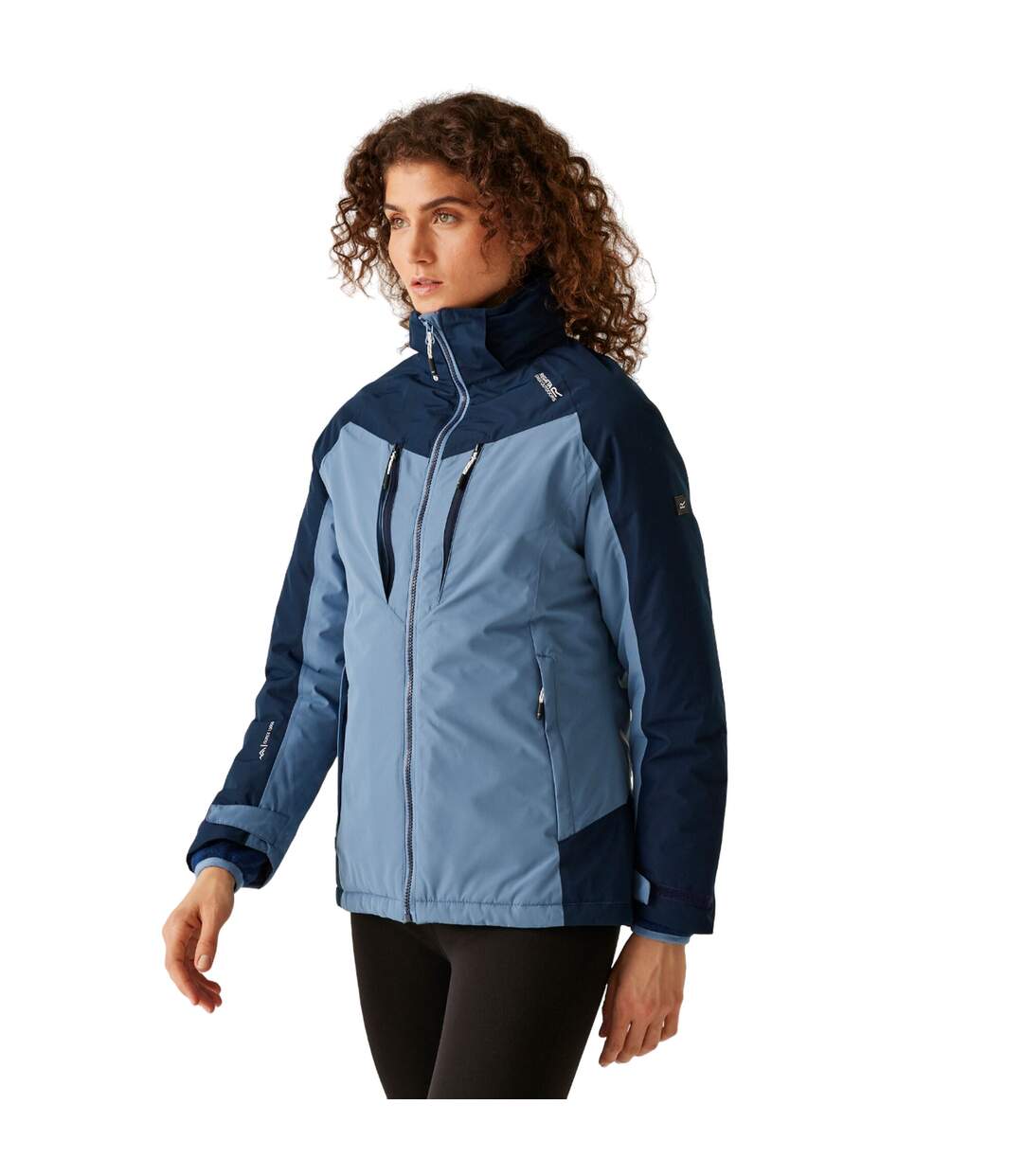 Veste imperméable calderdale femme bleu de gris / bleu marine Regatta-3