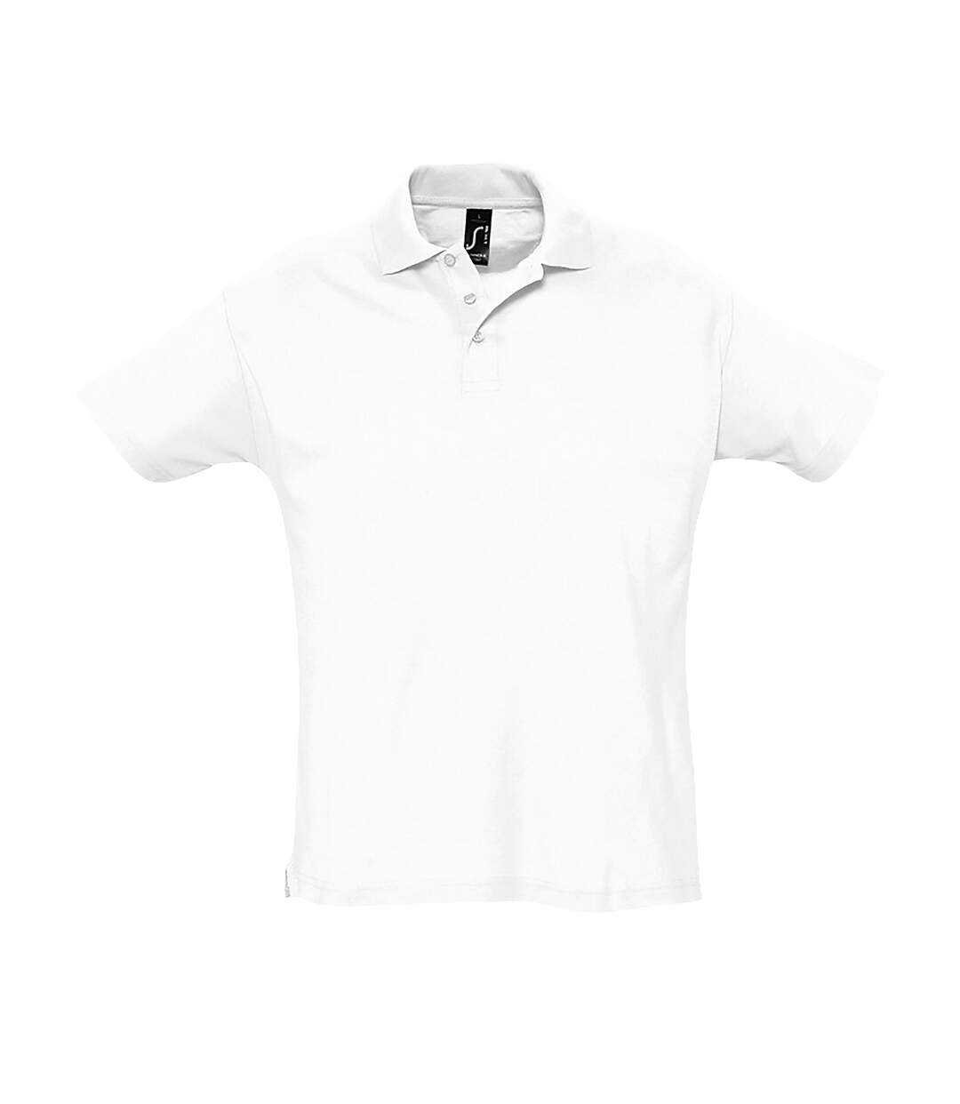 SOLS Mens Summer II Pique Short Sleeve Polo Shirt (White) - UTPC318-1