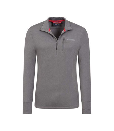 Mens marathon fleece top grey Mountain Warehouse