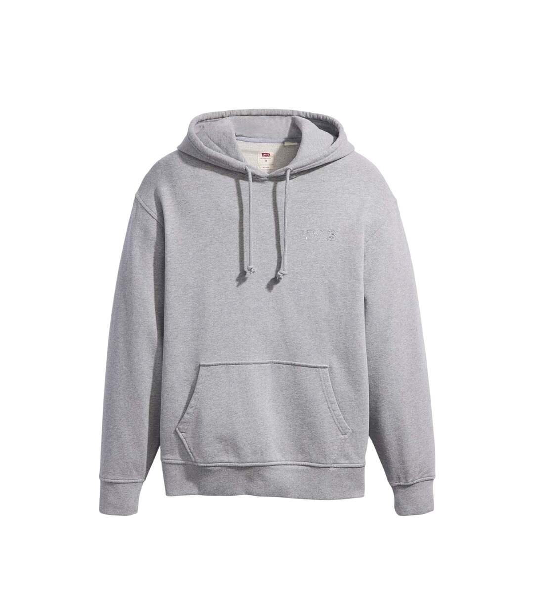 Sweat à capuche homme gris chiné Levis-1