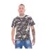 T-shirts Motif/style Camouflage Homme Marron Jaune Gris Keanu-4