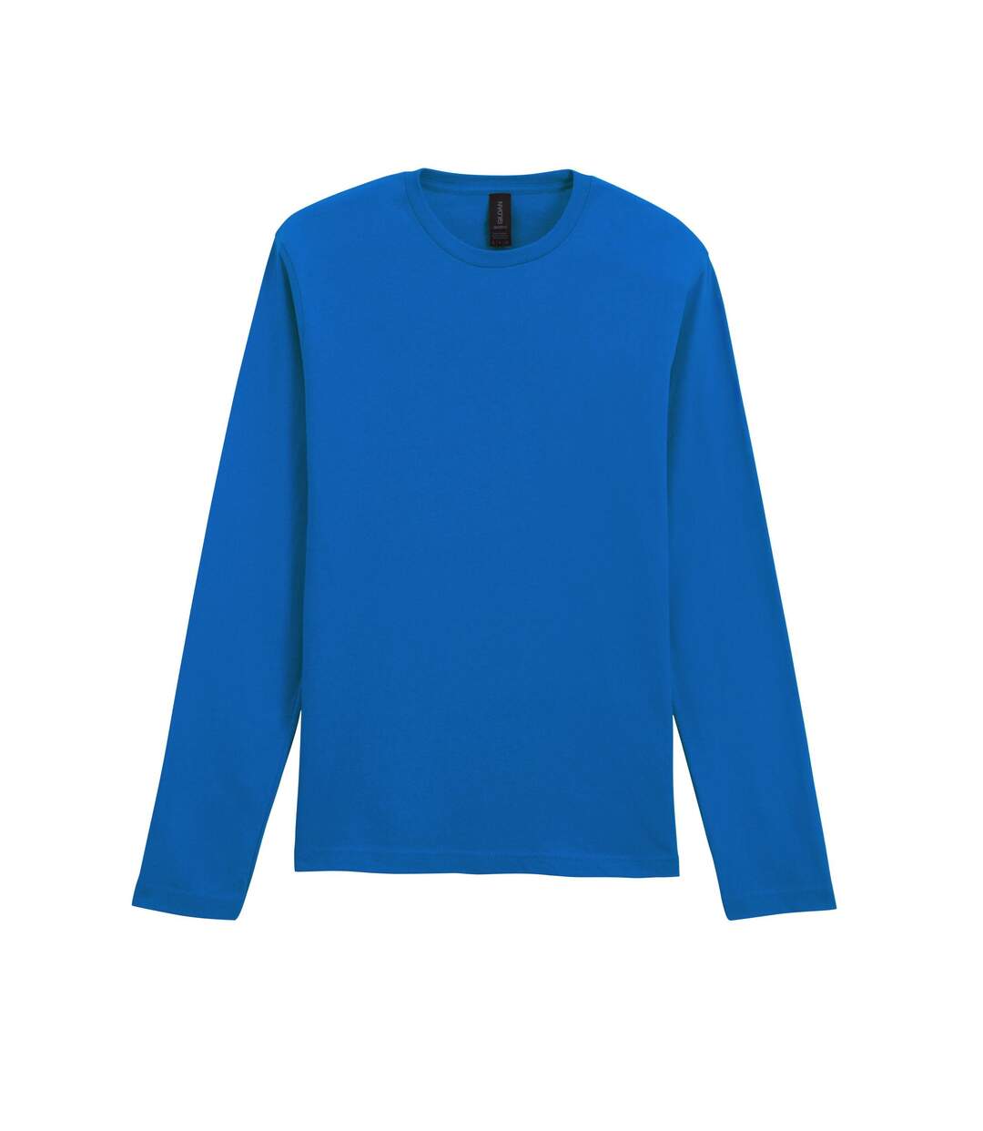 Mens Soft Style Long Sleeve T-shirt Royal Blue Gildan-2