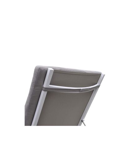 Bain de Soleil St Tropez 196cm Blanc & Taupe