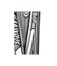 Décoration Murale Encadrée en Métal Fashion 60cm Noir-3