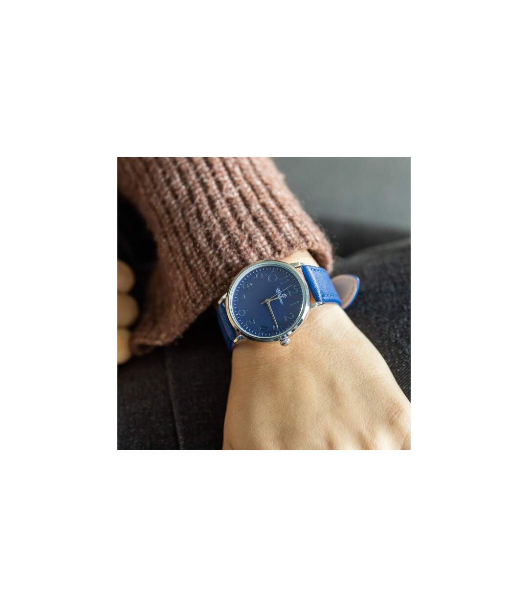 Montre pour Femme Tendance Bleu CHTIME-2