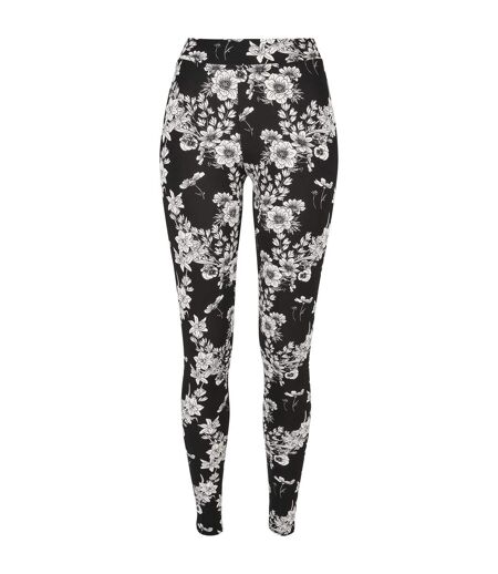 Legging Motif/style Imprimé Léopard Femme Noir Urban Classics