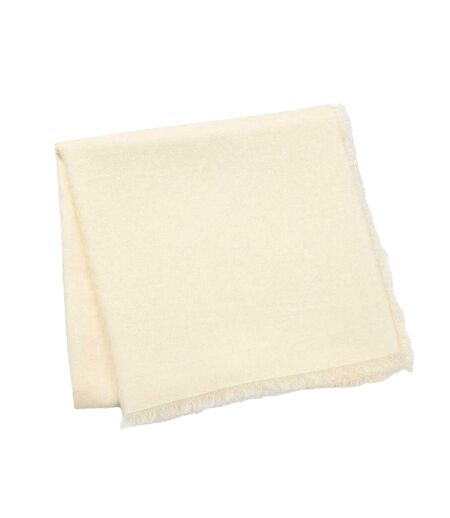 Womens/ladies Ledonia Monogram Jacquard Scarf One Size White Boss