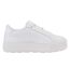 Womens/ladies Karmen Leather Trainers White Puma-1