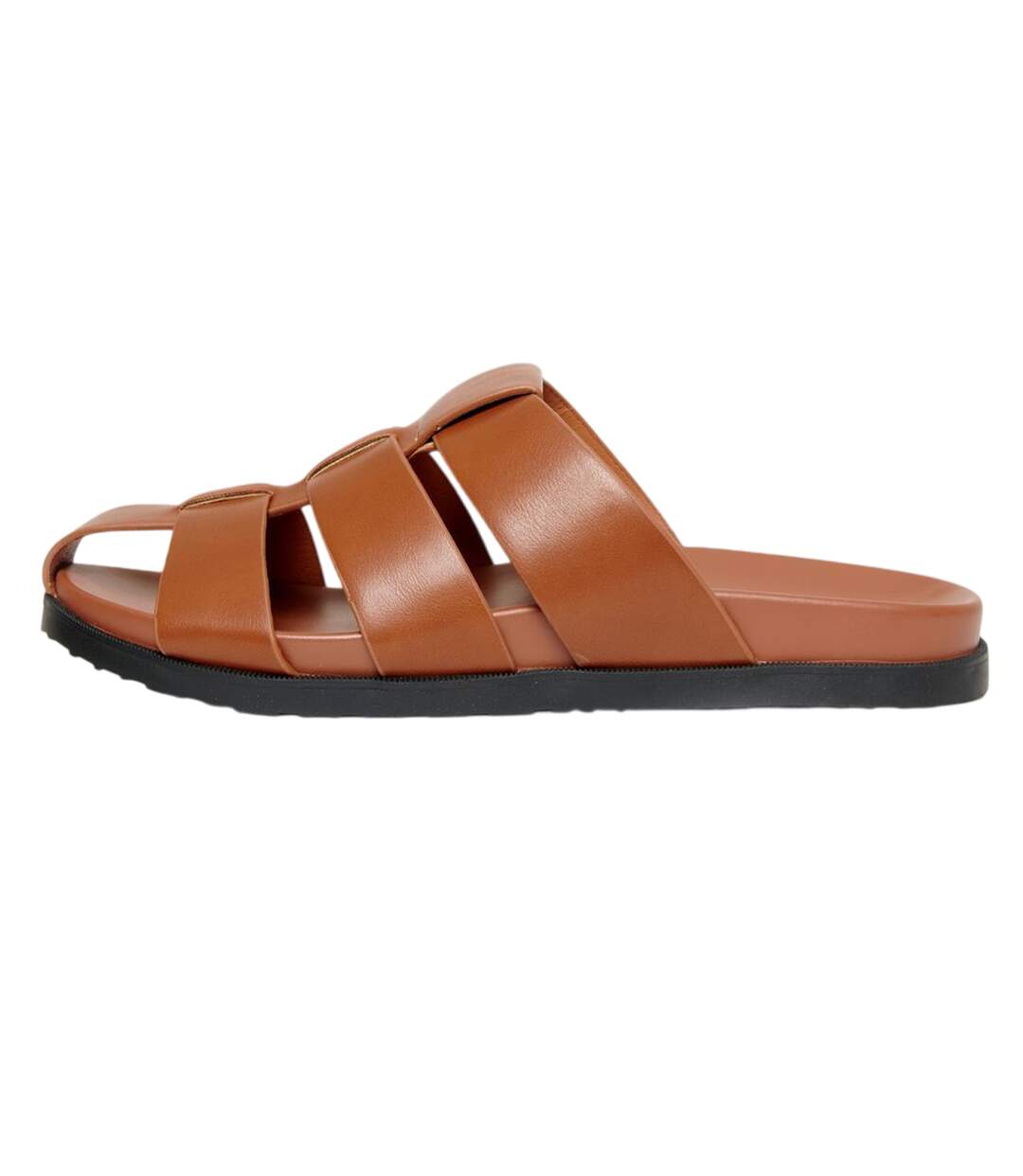 Mens Fisherman Open Toe Sandals Tan Threadbare-2