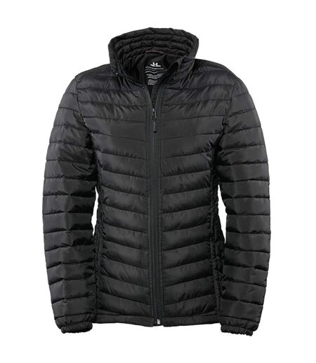 Tee Jays Womens/Ladies Padded Zepelin Jacket (Black) - UTBC3335