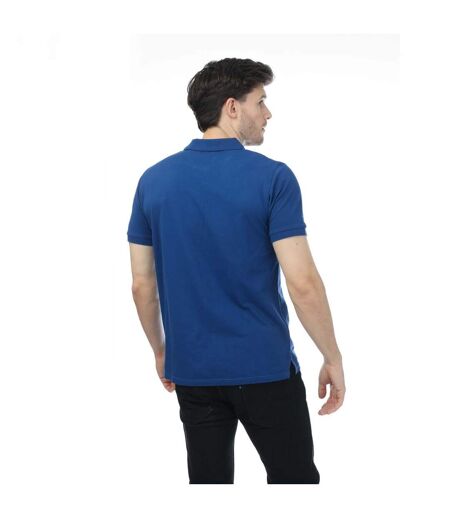 Mens Rugger Piqué Regular Polo Shirt Blue Gant