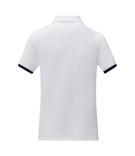 Elevate Womens/Ladies Morgan Short-Sleeved Polo Shirt (White)