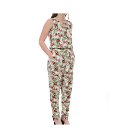 Combinaison Blanche/Fleurs Femme Vero Moda Easy - S