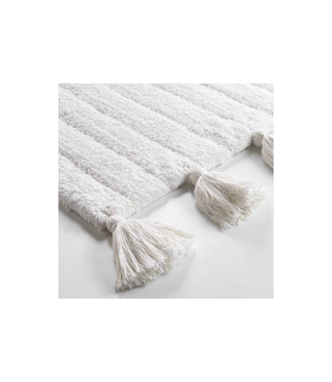 Tapis de Salle de Bain Minatis 50x80cm Blanc-2