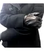 Ladies Fleece Lined Warm Leather Gloves with Bow-4