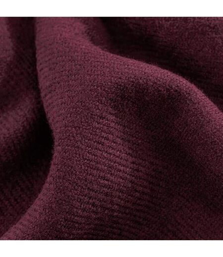 Beechfield Unisex Classic Woven Oversized Scarf (Burgundy) (One Size)