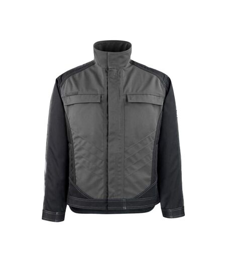 Mens Unique Mainz Jacket Dark Anthracite Black Mascot