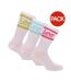 Chaussettes Style Logo Femme Rouge Bleu Vert Lee-1