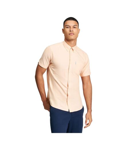 Mens Signature Oxford Short-sleeved Shirt Orange Ben Sherman