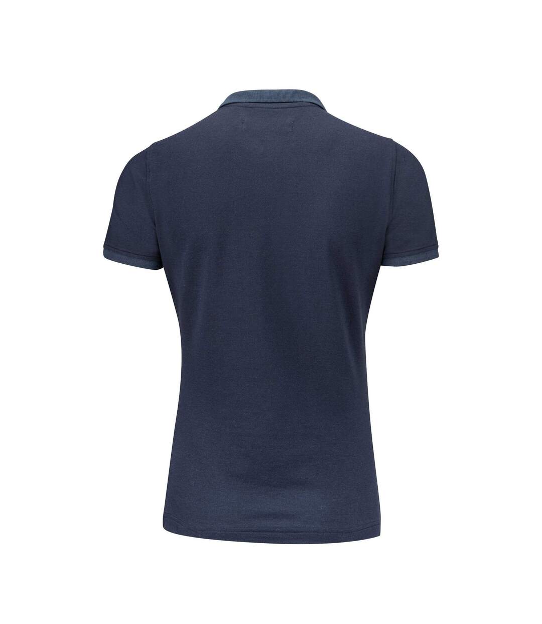Womens/ladies Pinedale Piqué Polo Shirt Navy James Harvest-2