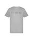 Mens Logo Cotton T-shirt White Stone Firetrap-1