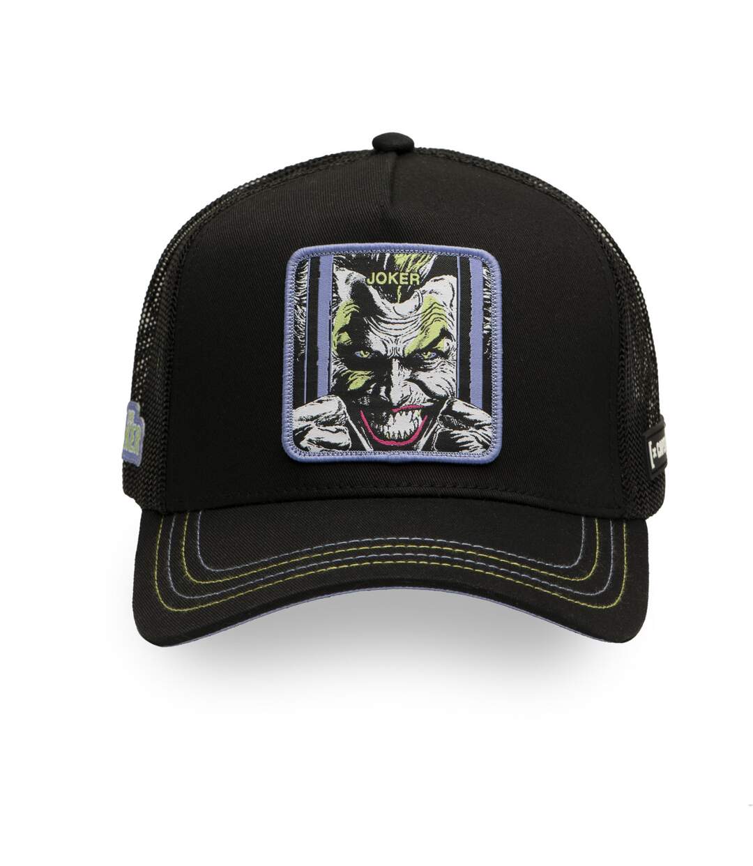 Casquette trucker avec filet en sergé de coton DC Comics Joker Capslab-2