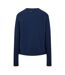 T-shirt Manches Longues Motif/style Côtelé Femme Bleu Foncé Boss-1