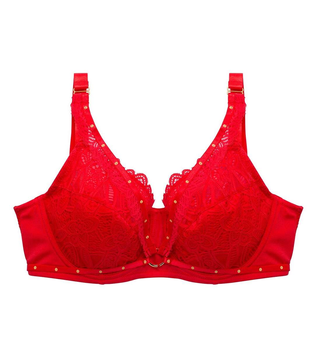 Soutien-gorge grand maintien rouge Saltimbanque