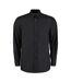Kustom Kit Mens Workforce Long Sleeve Shirt (Black)