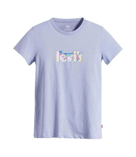 T-shirt The Perfect Femme Violet Clair Levis