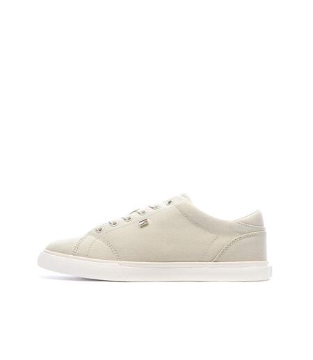 Baskets beige femme tommy hilfiger th low profile