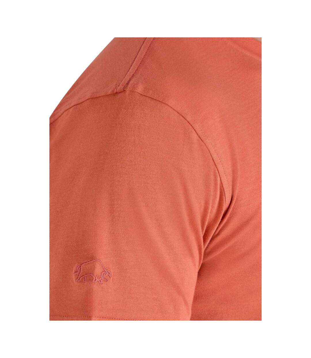 Mens Flock Union Jack Bull T-shirt Orange Raging Bull-4