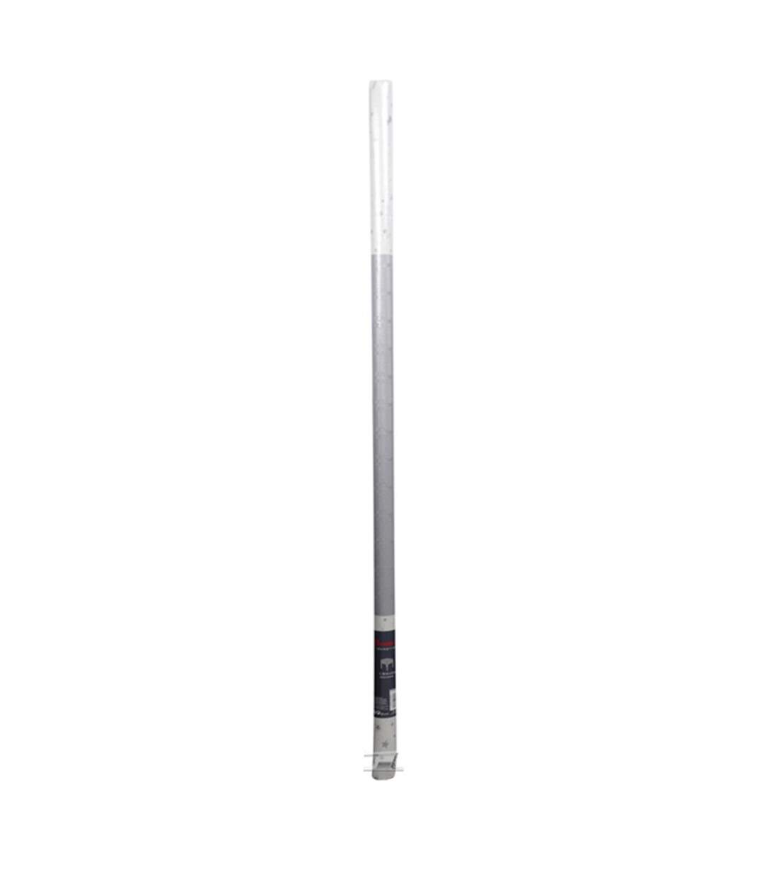Nappe Papier Damassée Étoile 1,18x5m Argent-2