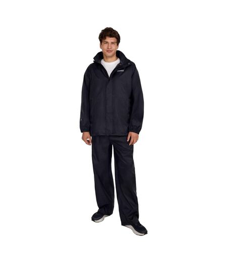 Pantalon Imperméable Motif/style Uni Homme Noir Respect