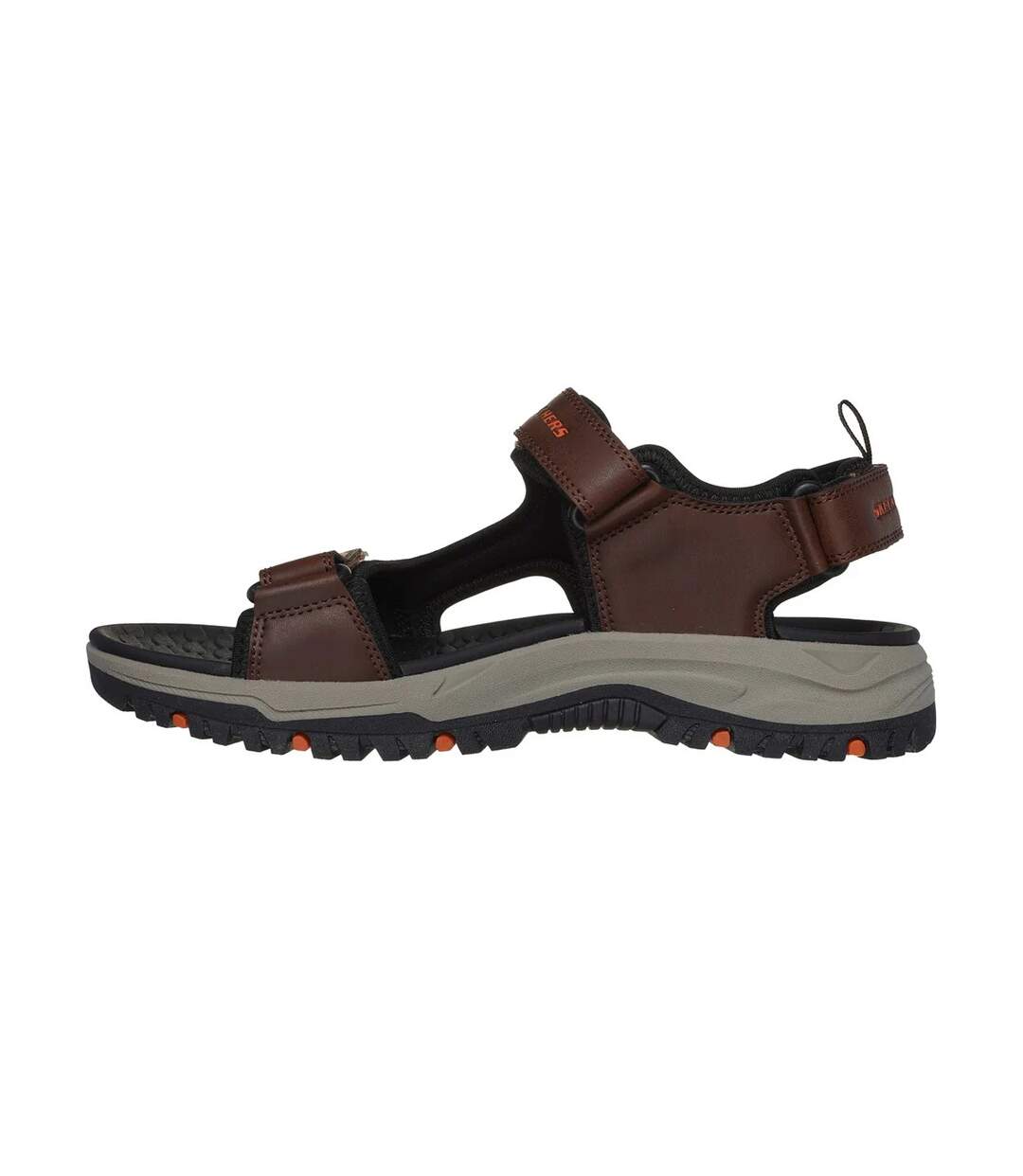 Mens prewitt rigdon sandals brown/black Skechers-2