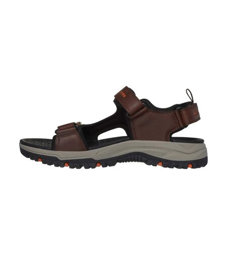 Mens prewitt rigdon sandals brown/black Skechers