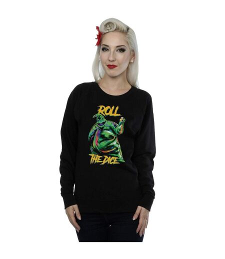 Disney - Sweat NIGHTMARE BEFORE CHRISTMAS OOGIE BOOGIE DICE - Femme (Noir) - UTBI9473